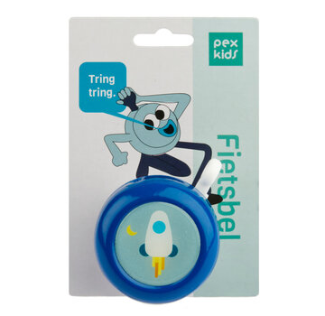PexKids Bel Pexkids rocket blauw/wit