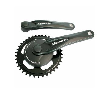 Miranda Crankstel Miranda 38T 3/32 zwart