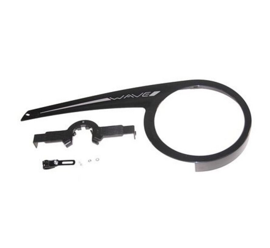 Kettingscherm Axa wave 46t/48t zwart