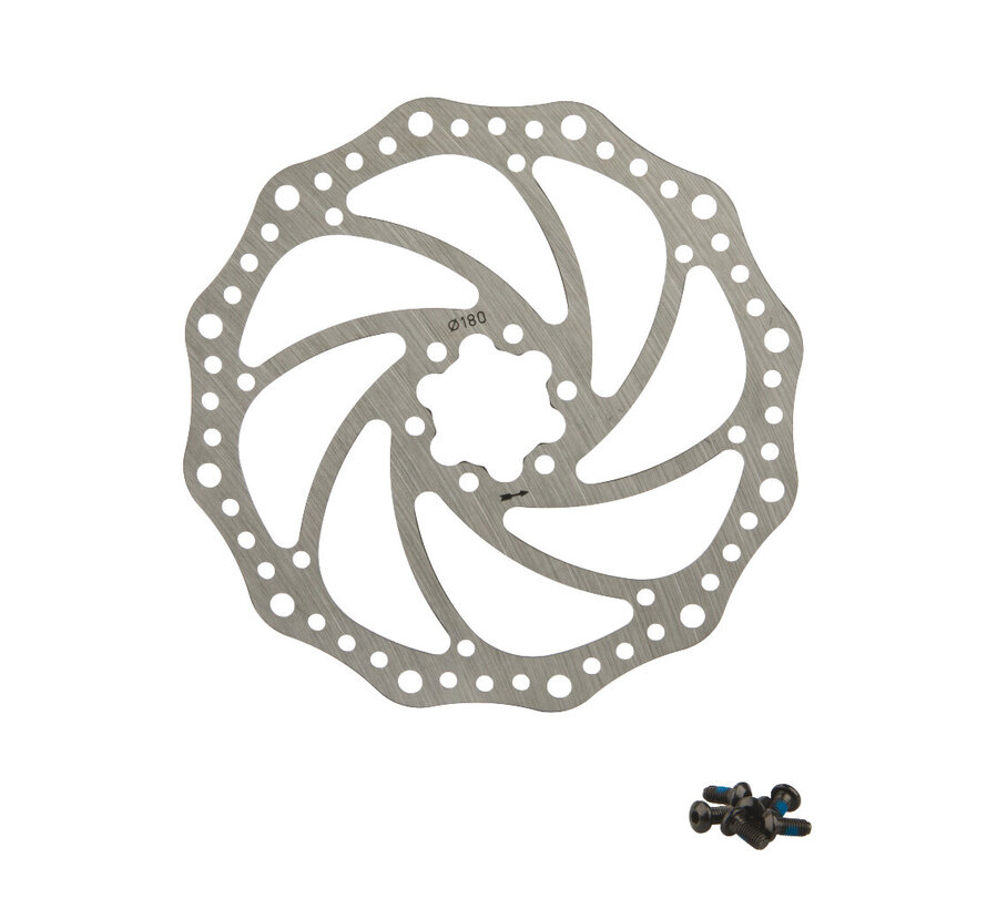 Remschijf Zoom 180mm 6 noks