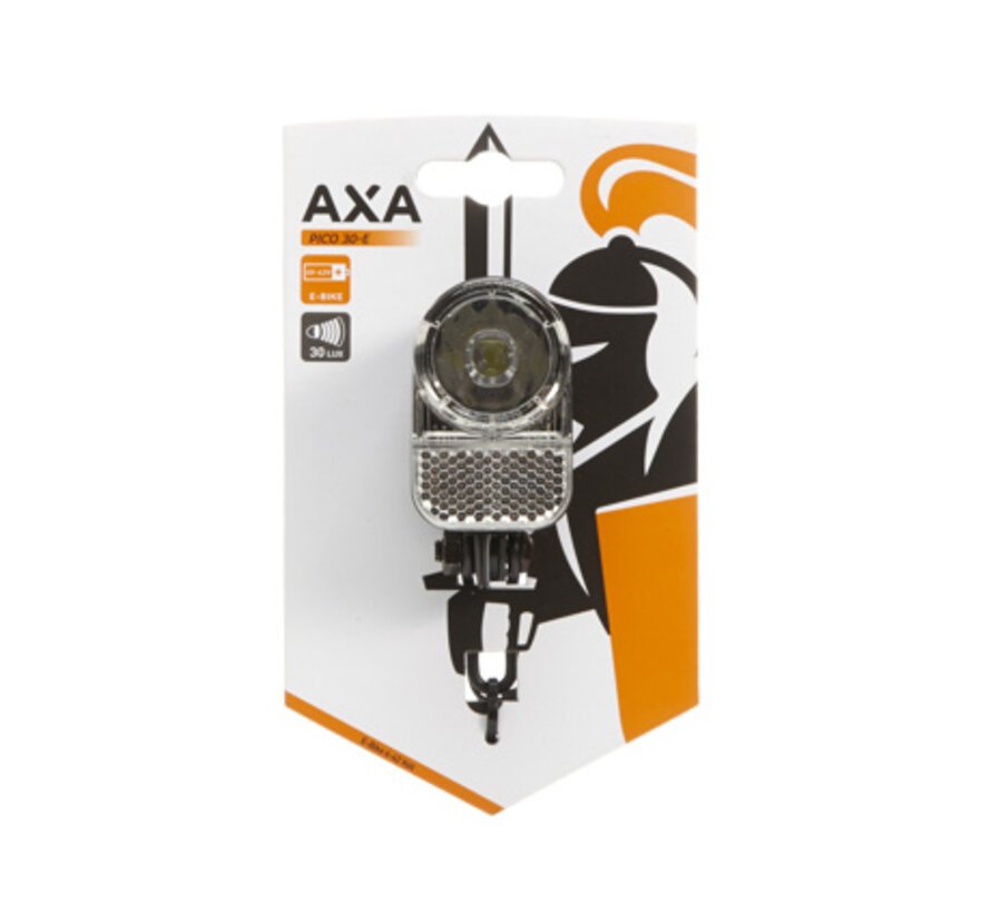 Koplamp Axa pico 30-e lux switch 6-42v