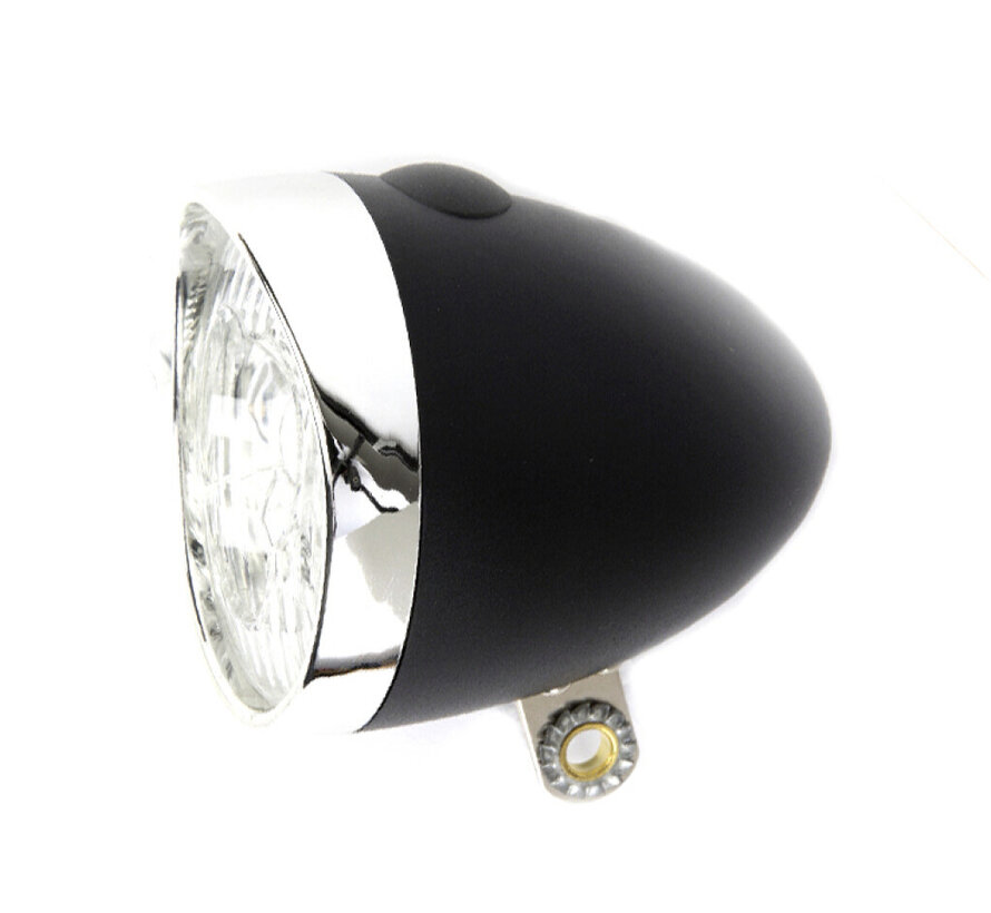 Koplamp Ikzi Light retro zwart 11 lux