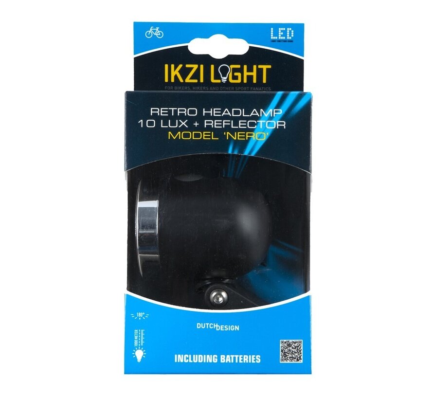 Koplamp Ikzi Light nero zwart 10 l