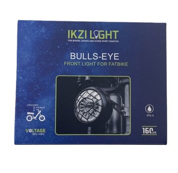 IkziLight Koplamp Ikzi Light Bulls-eye Fatbike