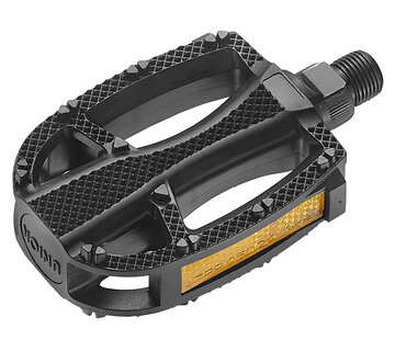 Union Pedalen Union kunststof 1/2 zwart