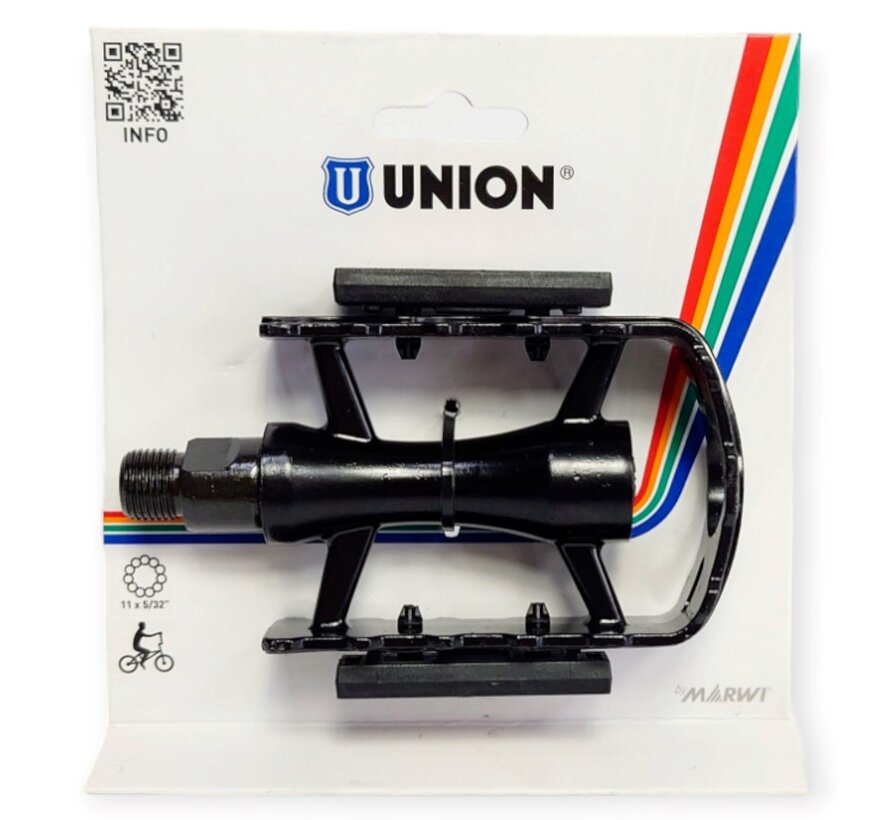 Pedalen Union alu SP-610 black