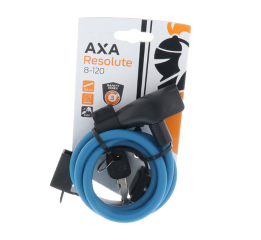 Slot Axa kabelslot resolute 120/8 petrol