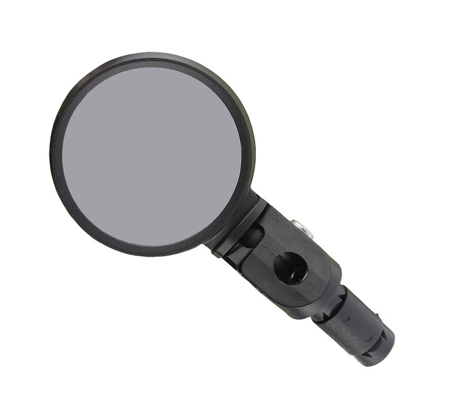 Spiegel Mirage Round zwart in het stuur