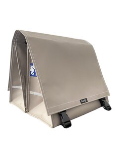 Clarijs Tas Clarijs dubbel xl taupe mat 46 ltr