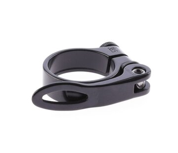 Mirage Zadelpenklem Mirage alu 34.9 zwart