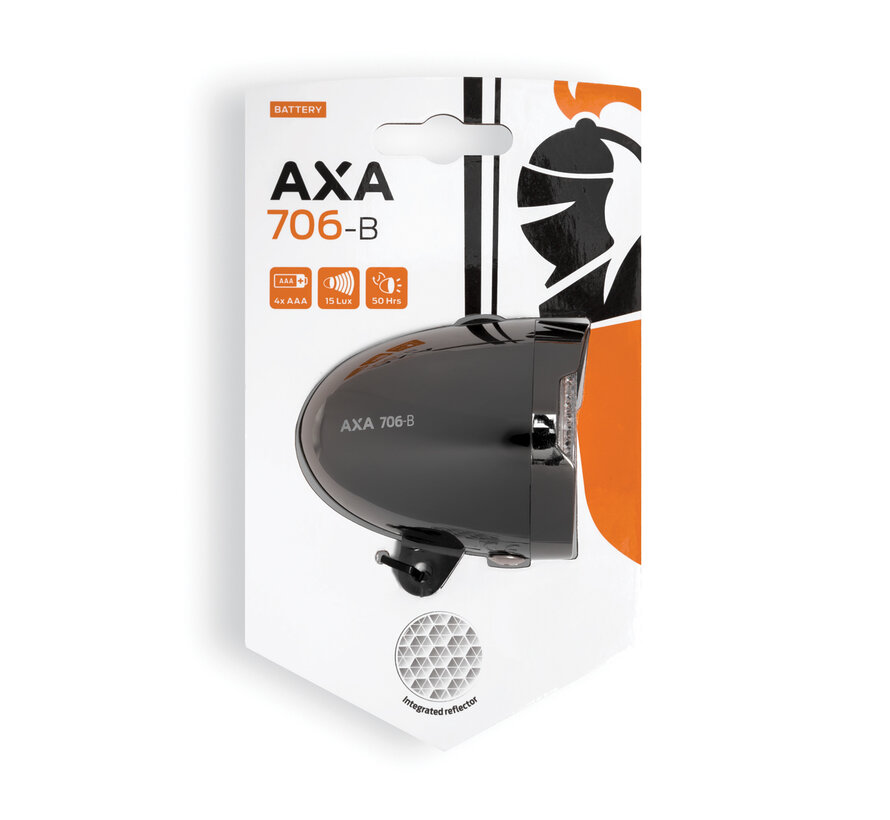 Koplamp Axa 706-b 15 lux dark chroom
