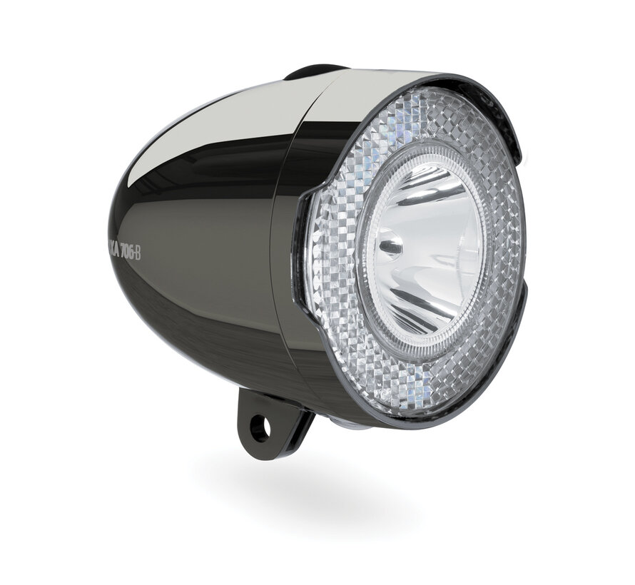 Koplamp Axa 706-b 15 lux dark chroom