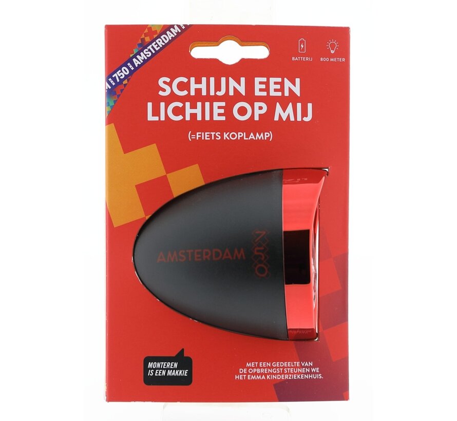 Koplamp Amsterdam 750 batterij
