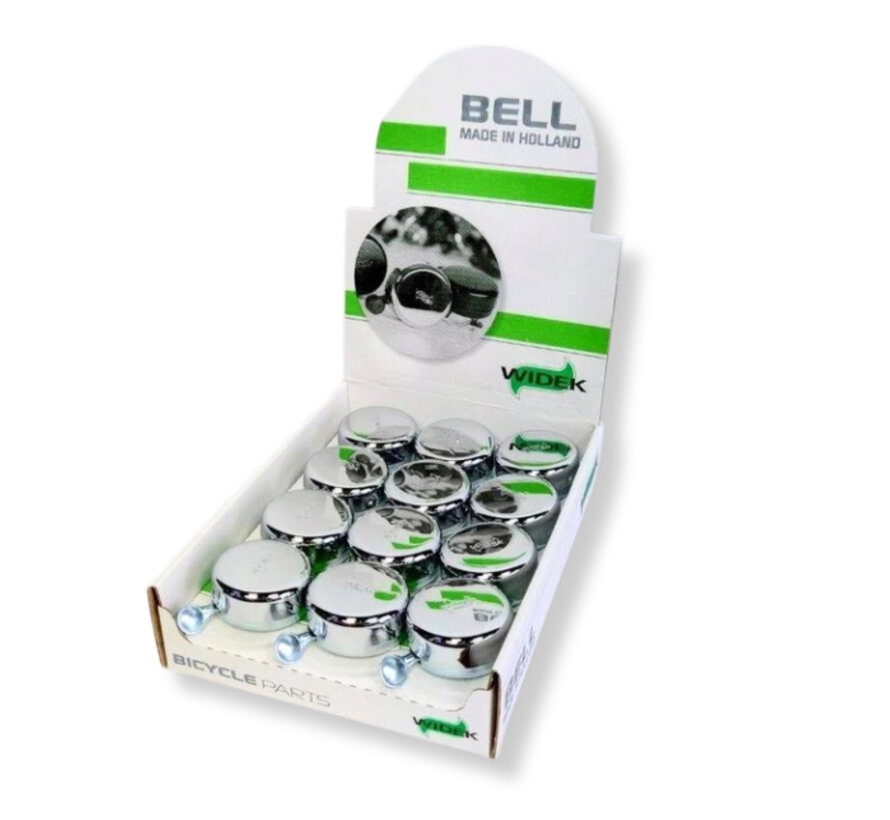 Bel Widek chroom stalen klepel