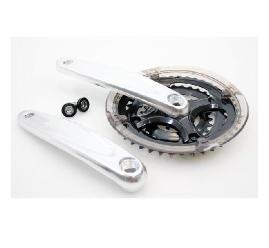 Crankstel lasco 3v 24T/34T/42T alu