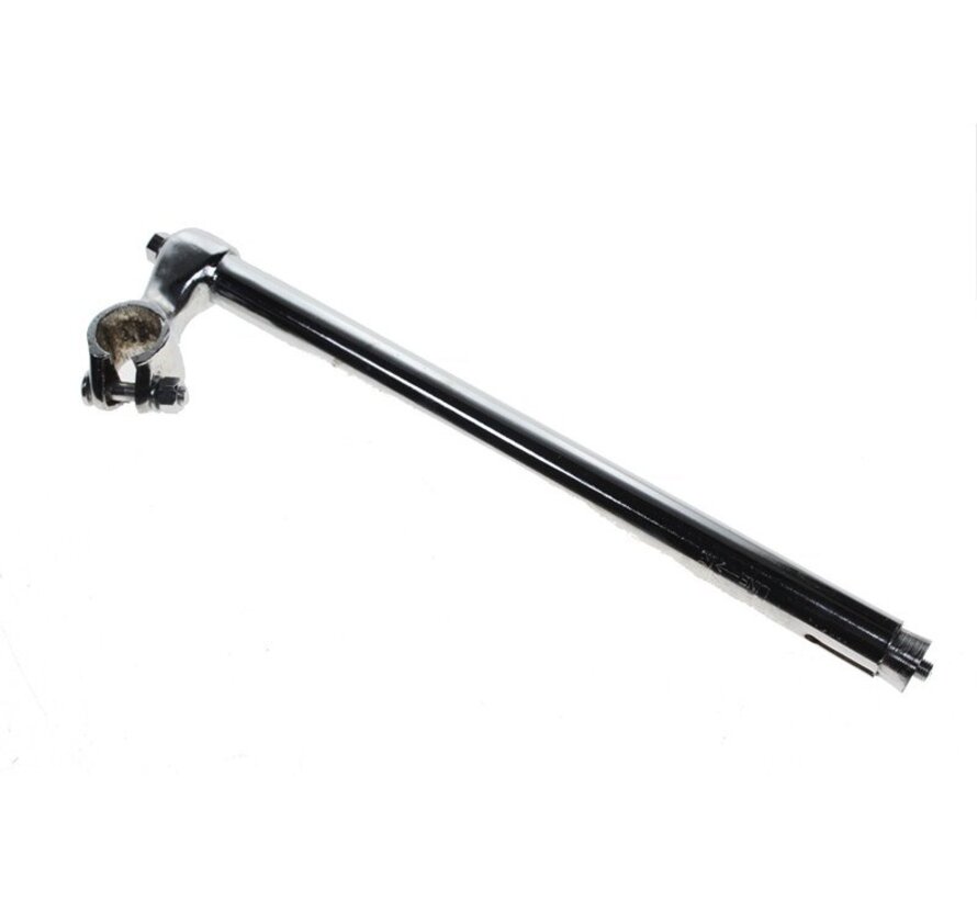 Stuurpen chroom 30cm