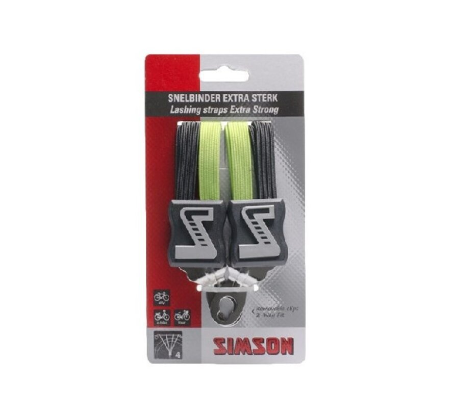 Snelbinder Simson 4 binder zwart groen