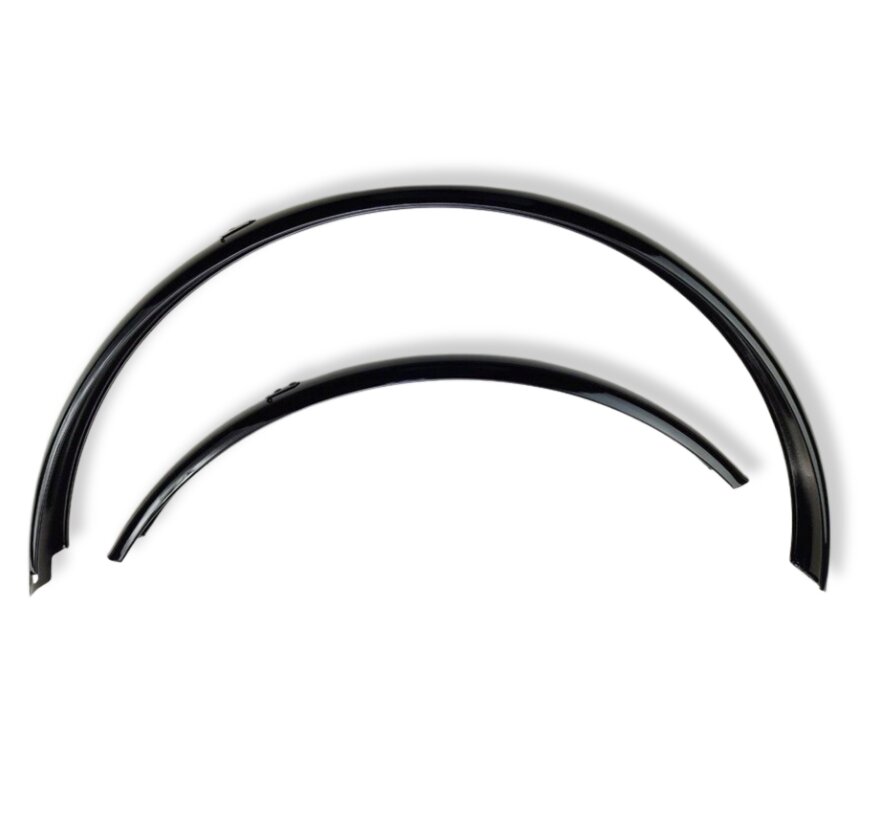 Spatbordset 28 50mm zwart rond