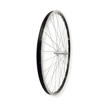 Voorwiel 28 alu zwart as26
