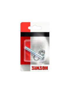 Simson Zadelpenklembout Simson m8x45mm