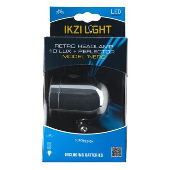 IKZI Koplamp Ikzi Light nero zilver 10 lux