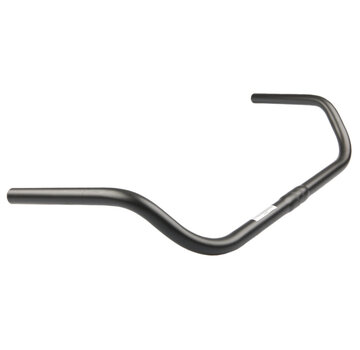 Stuurbocht zwart 600mm breed 25.4