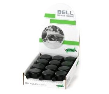 Widek Bel Widek zwart kunststof klepel