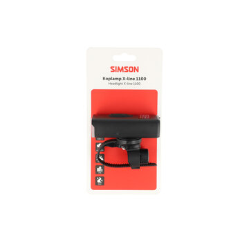Simson Koplamp Simson aurora x-line 1100 lumen