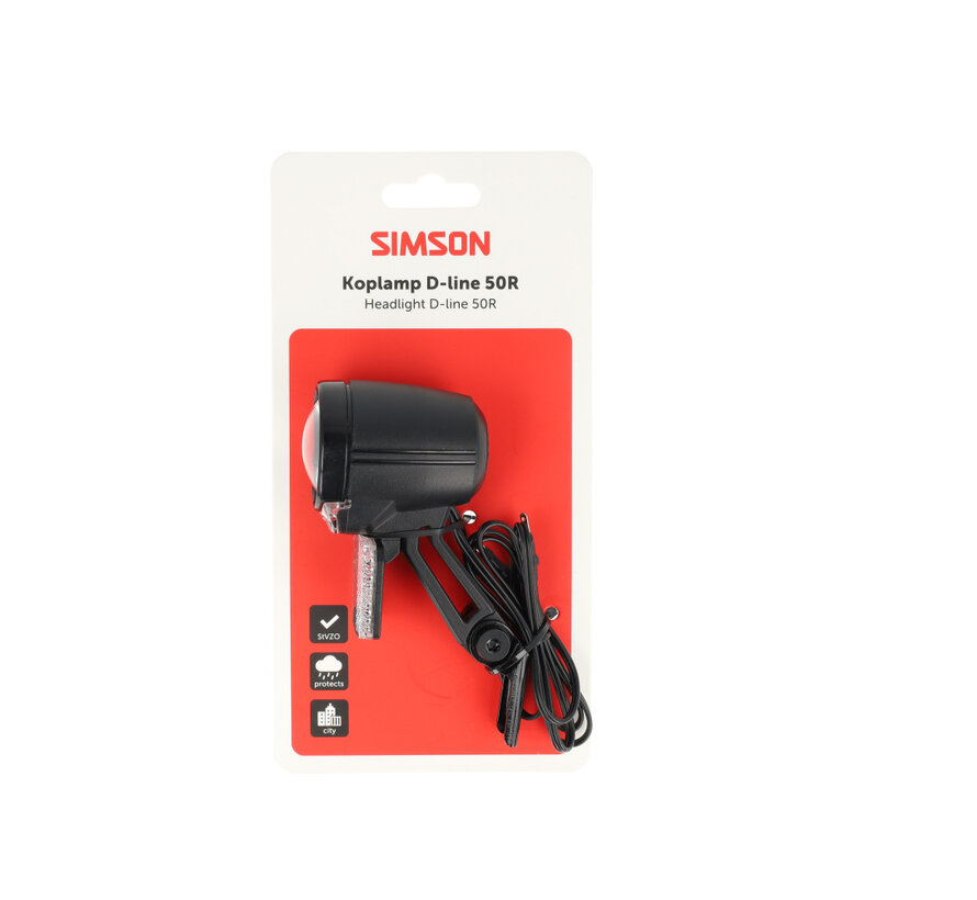 Koplamp Simson aurora d-line 50R