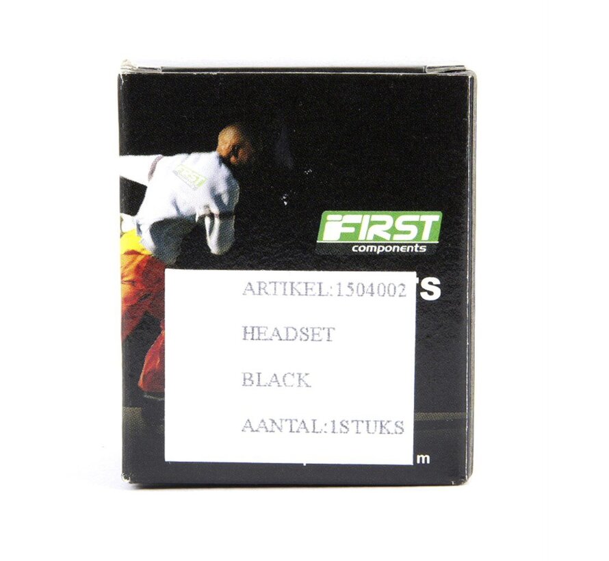 Balhoofdstel 1 zwart waterproof