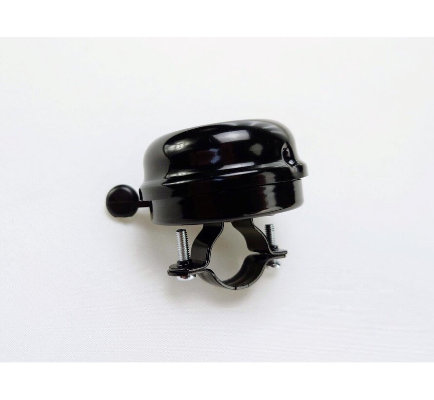 Bel import zwart kroontjesbel