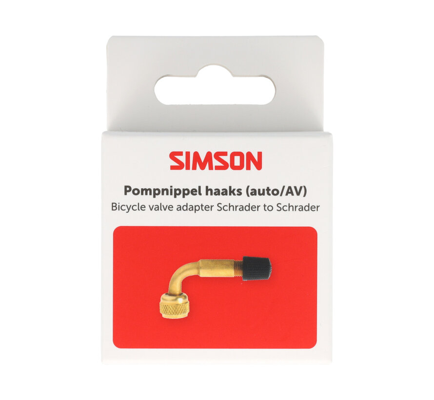 Opschroefventiel Simson haaks auto