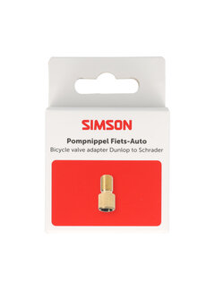 Simson Verloopnippel Simson fiets auto