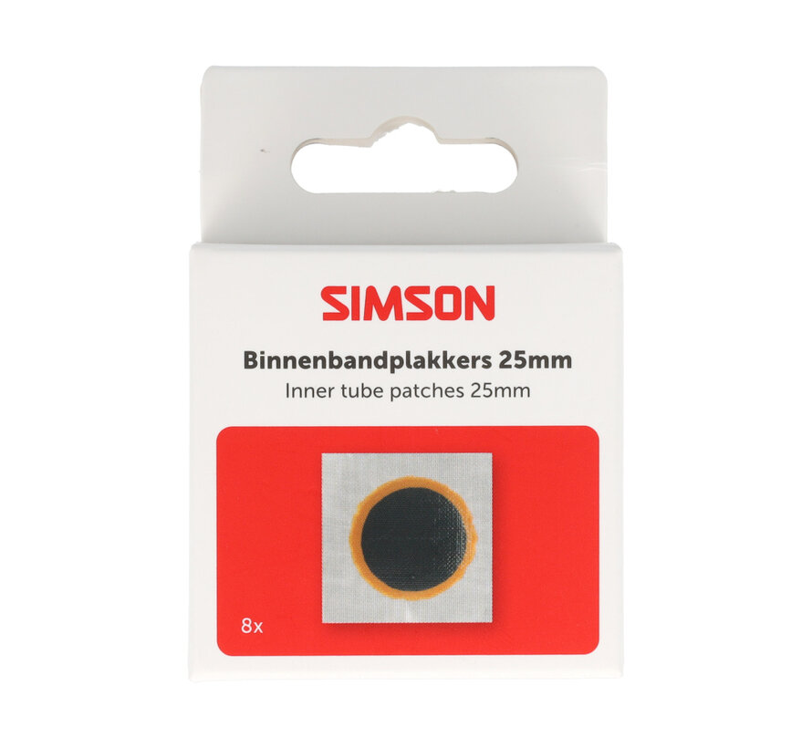 Binnenbandpleisters Simson 25mm rond