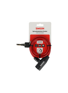 Simson Kinderslot Simson kabel div kleuren