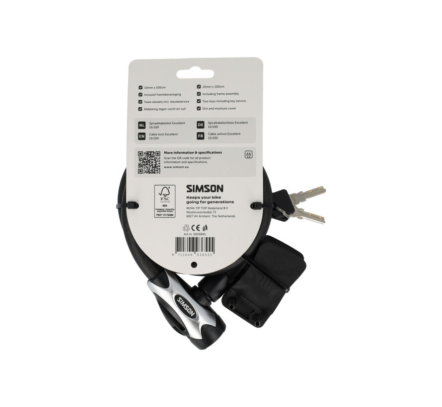 Slot Simson kabelslot excellent l