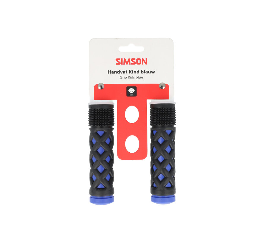 Handvatten Simson kinder blauw-zwart