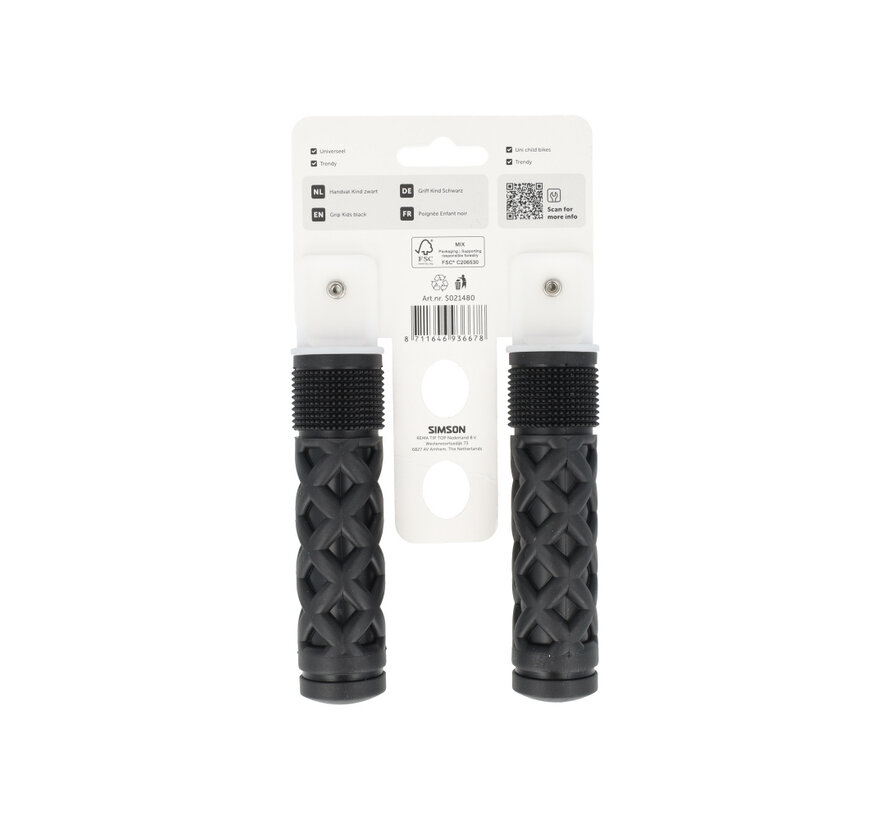 Handvatten Simson kinder zwart-zwart