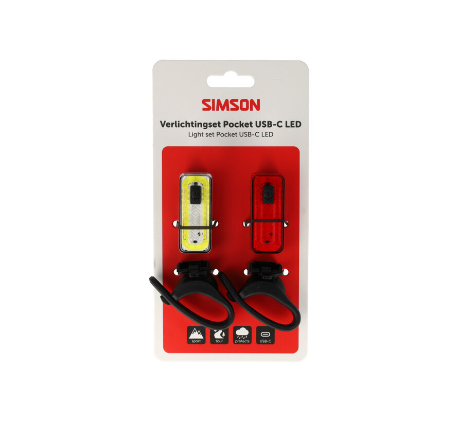 Verlichtingset Simson aurora pocket