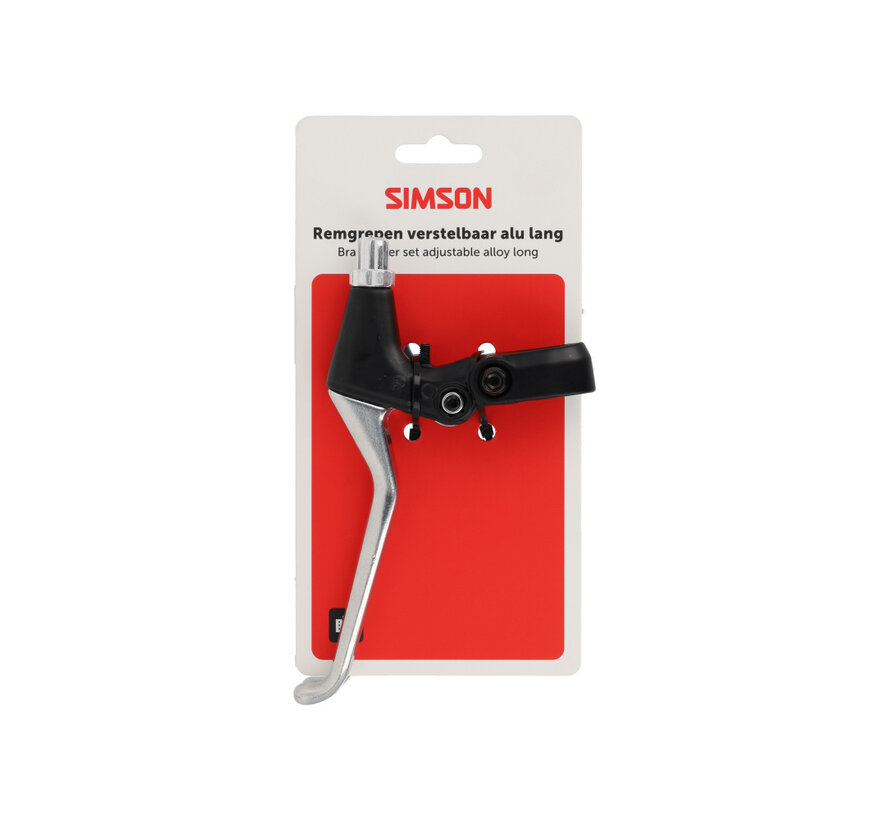 Remgrepenset Simson zwart alu