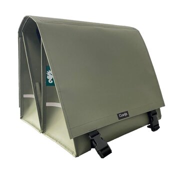Clarijs Tas Clarijs dubbel xl mat olive 46 ltr
