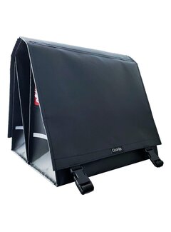 Clarijs Tas Clarijs dubbel xl mat zwart 46 ltr
