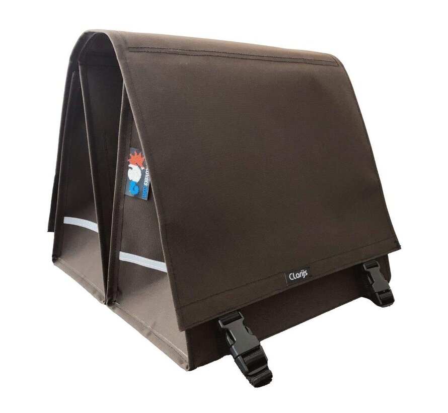 Tas Clarijs dubbel Xcelent xl bruin