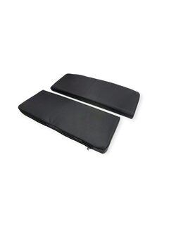 Bakfiets kussen 3 wieler set zwart