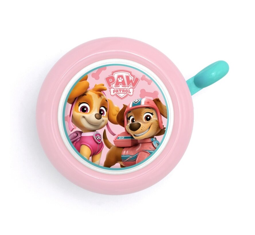 Bel SP staal paw patrol girl roze/blauw