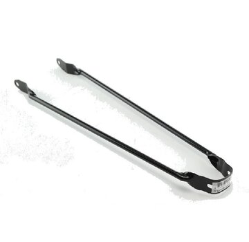 Spatbordstang 28sp zwart pad 6mm