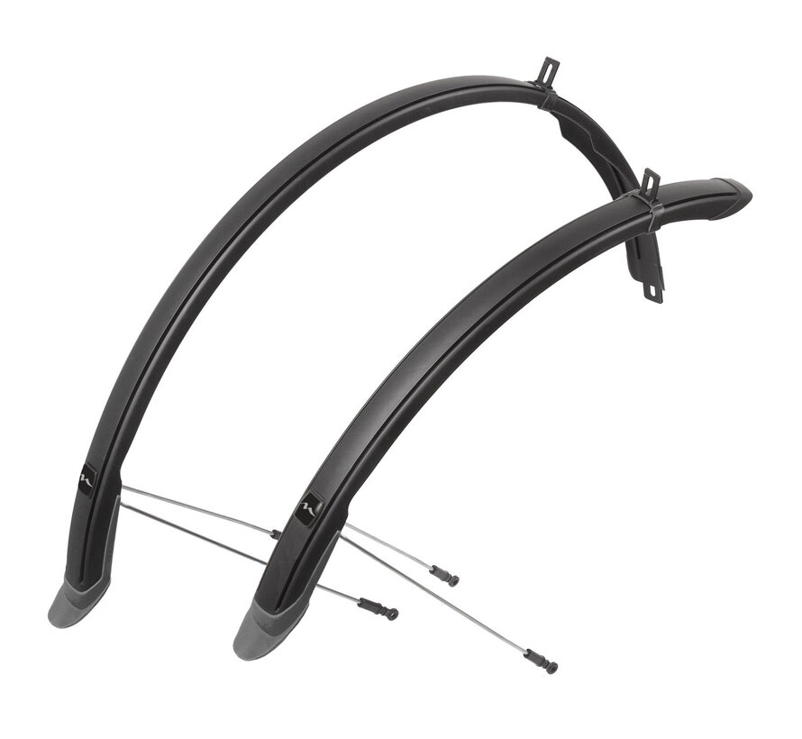 Spatbordset M-Wave 28 45mm matzwart