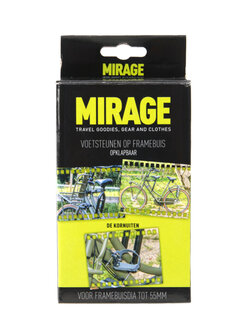 Mirage Voetrusten Mirage met rubber riem