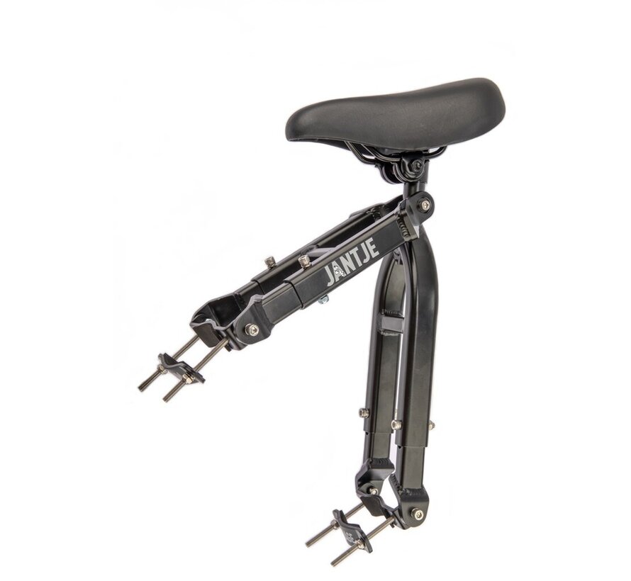 Zadel op buis Mirage Jantje