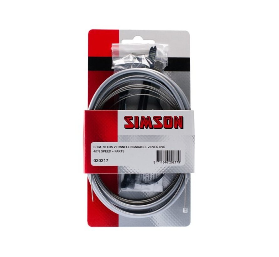 Versnellingskabel Simson nexus grijs
